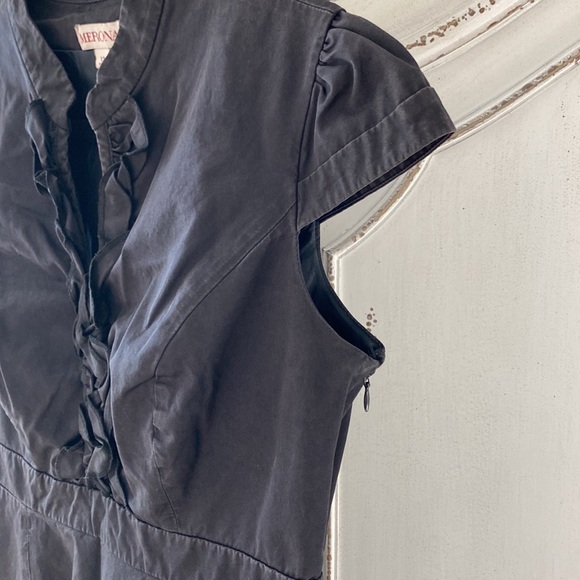 Merona Cap Sleeve Black Dress, Women’s size 12 - Picture 4 of 5